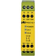 PNOZ X2.1 24VAC/DC 2n/o安全继电器2个常开触点-PILZ皮尔磁