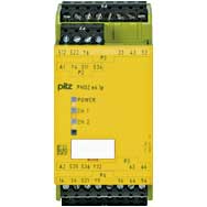 PNOZ e6.1p 24VDC 4n/o 2so安全继电器